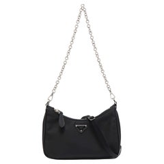 Prada Black Nylon Re-Nylon Crossbody Bag