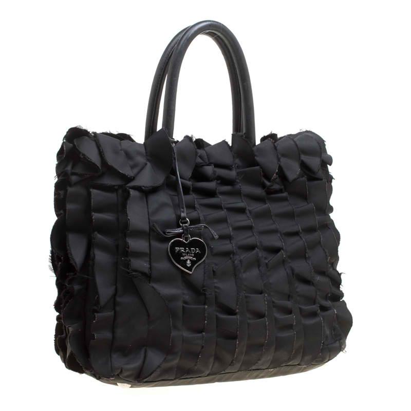 prada nylon ruffle bag