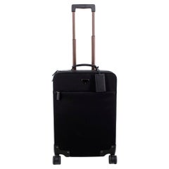 Prada Black Nylon & Saffiano Carry-On Trolley Suitcase