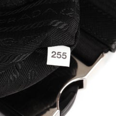 Prada Black Nylon & Saffiano Leather Belt Bag