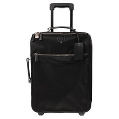 Prada Rolling Case aus schwarzem Nylon und Saffiano-Leder