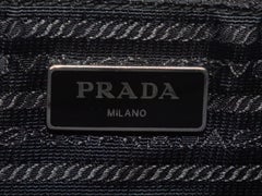 Prada Black Nylon & Saffiano Messenger Bag