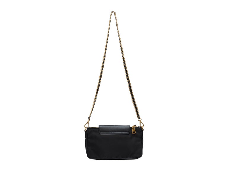 Prada Black Nylon and Saffiano Mini Bag For Sale at 1stDibs | nylon and ...