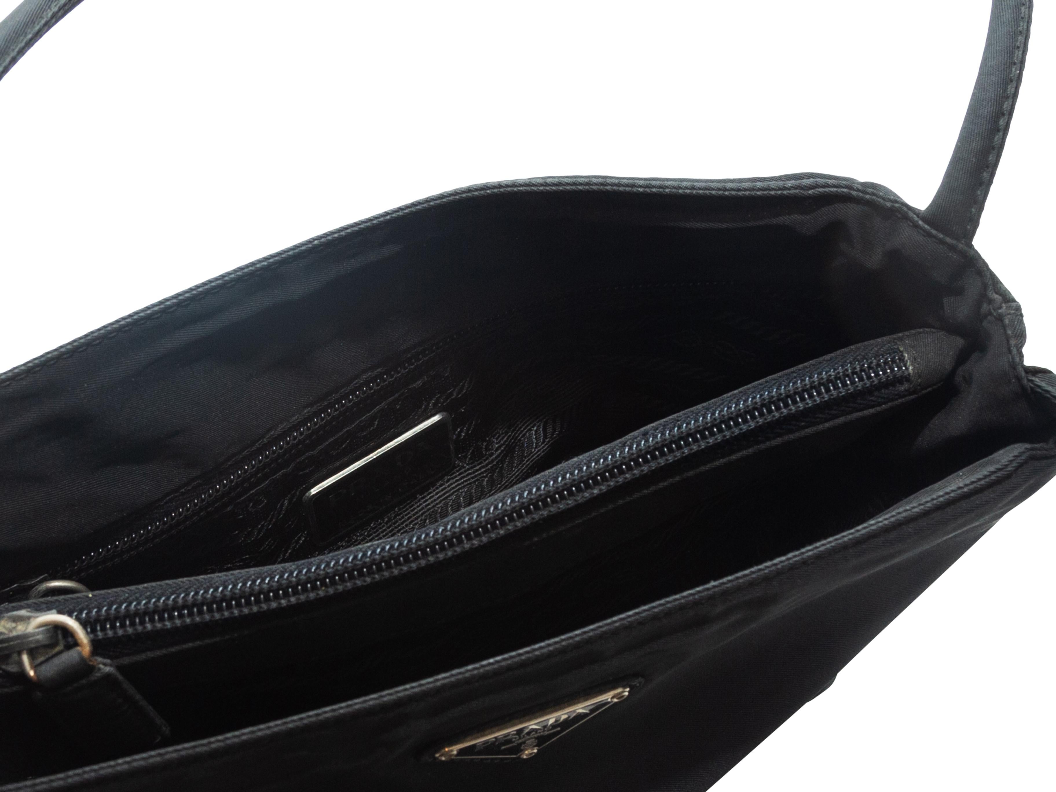 Prada Black Nylon Small Shoulder Bag In Good Condition In New York, NY