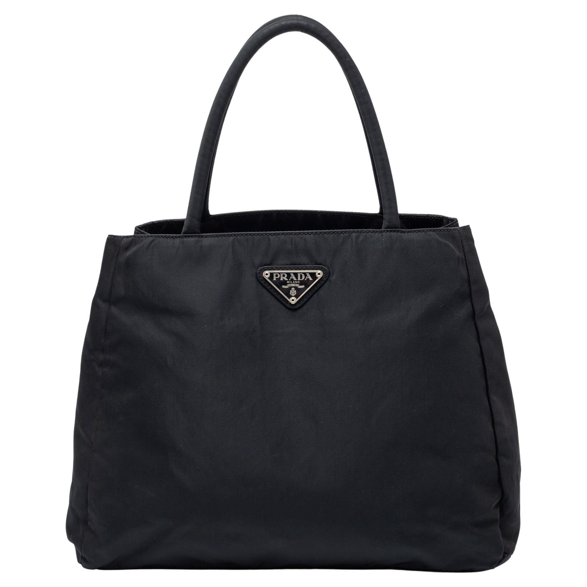 Prada Nylon Tote Bag, Women, Black - ShopStyle