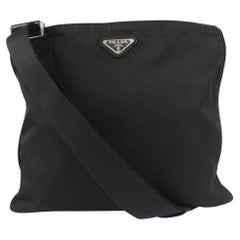 Prada Re-Nylon Camera Bag - Black Crossbody Bags, Handbags - PRA880319