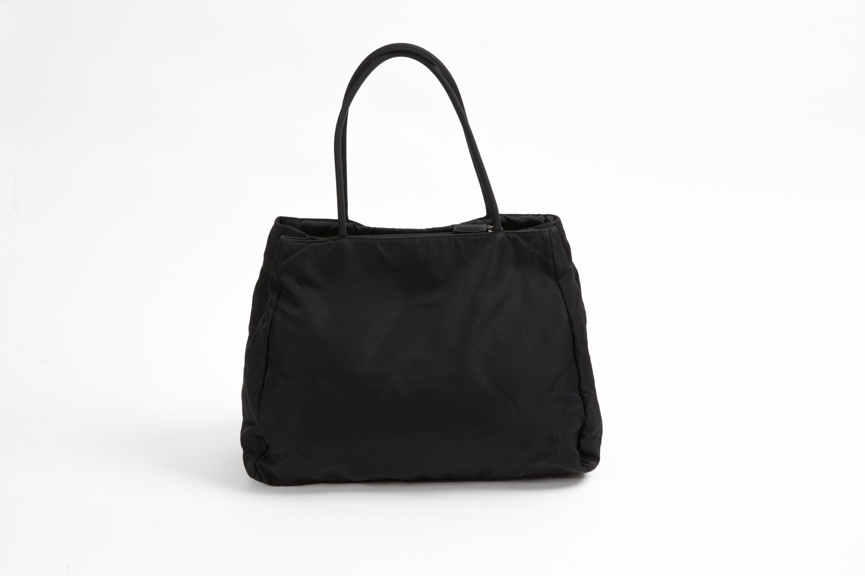 Women's Prada Black Nylon Tessuto Handbag
