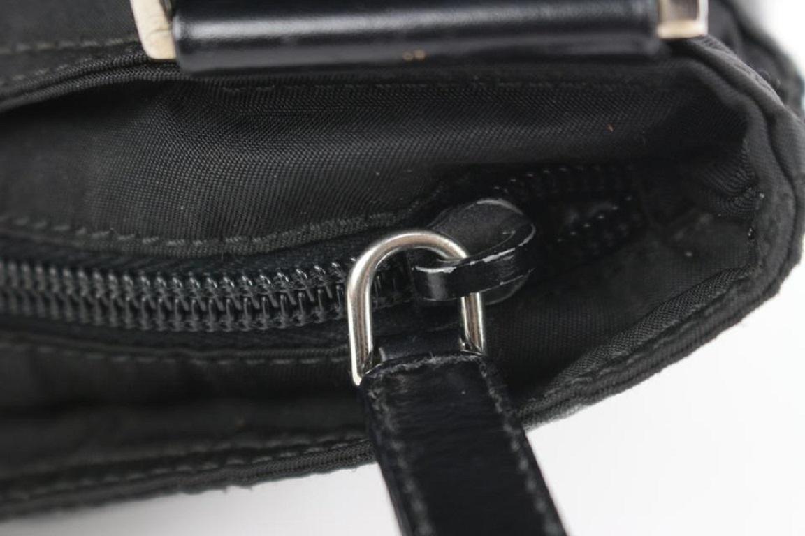 Prada Black Nylon Tessuto Messenger Crossbody bag 107pr32 3
