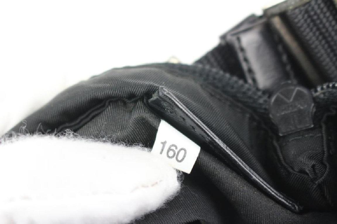 Prada Black Nylon Tessuto Messenger Crossbody bag 107pr32 4