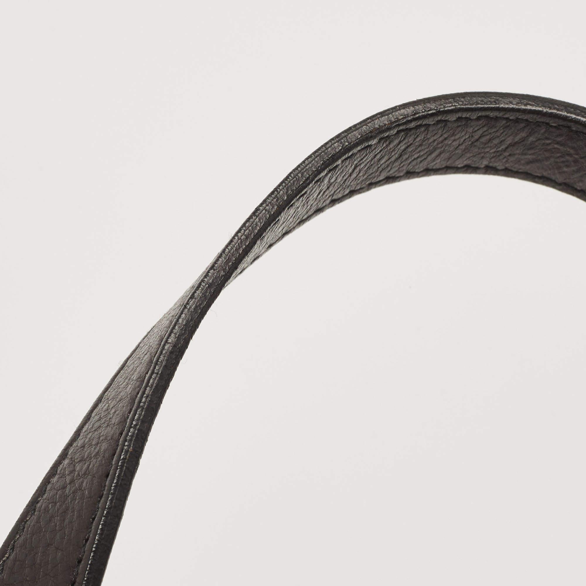 Prada Black Nylon Tessuto Metal Handle Satchel 10