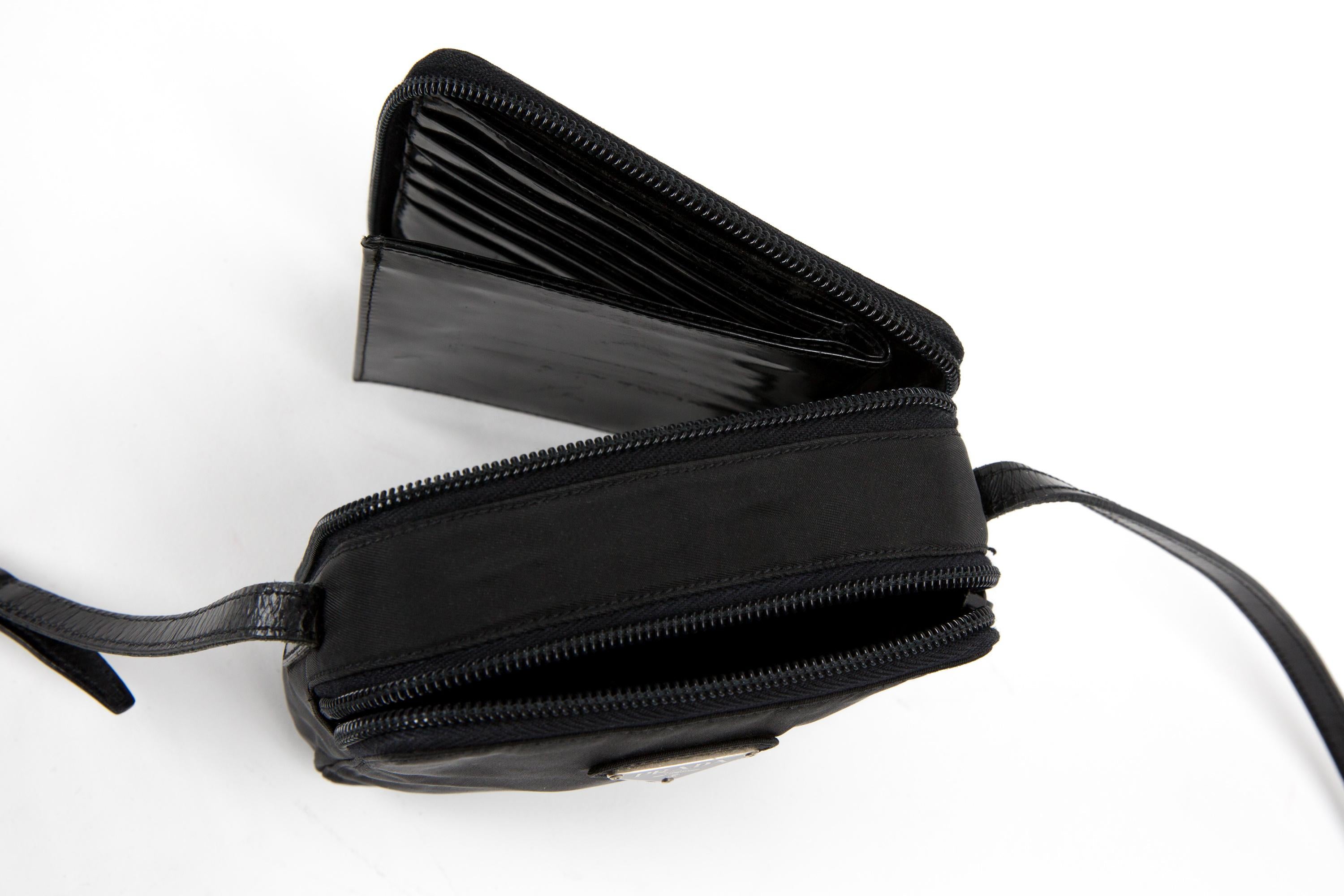 Prada Black Nylon Tessuto Mini Shoulder Bag 3