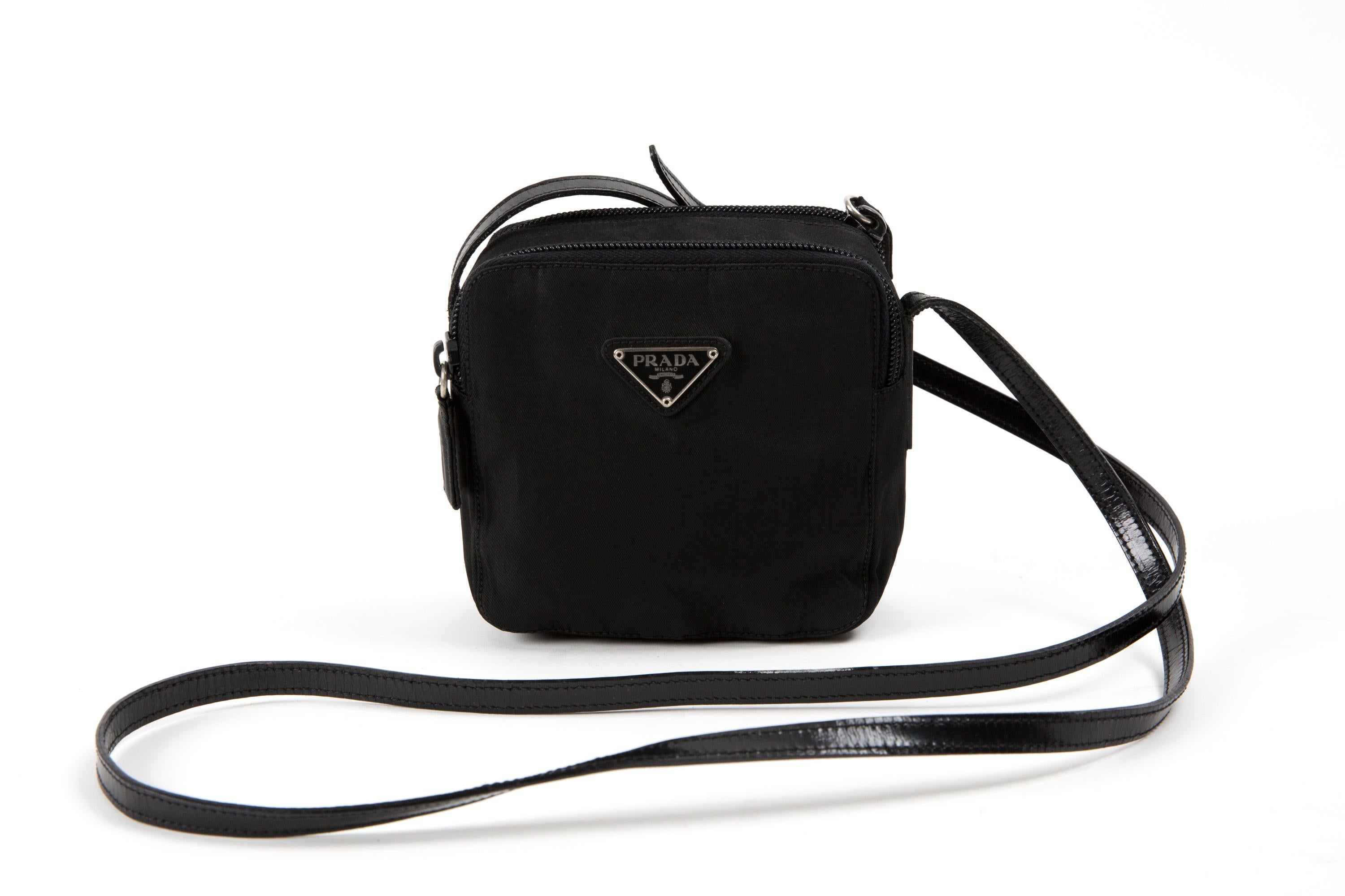 Prada Black Nylon Tessuto Mini Shoulder Bag 4