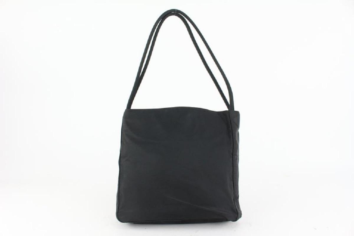 Prada Black Nylon Tessuto Tote bag 917pr20 2