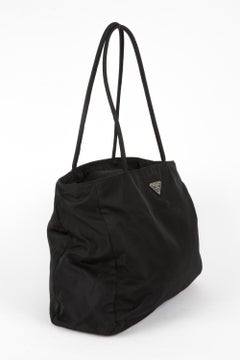 Prada Black Nylon Tessuto Tote Bag