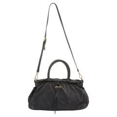 Prada Black Nylon Tessuto Tote Bag