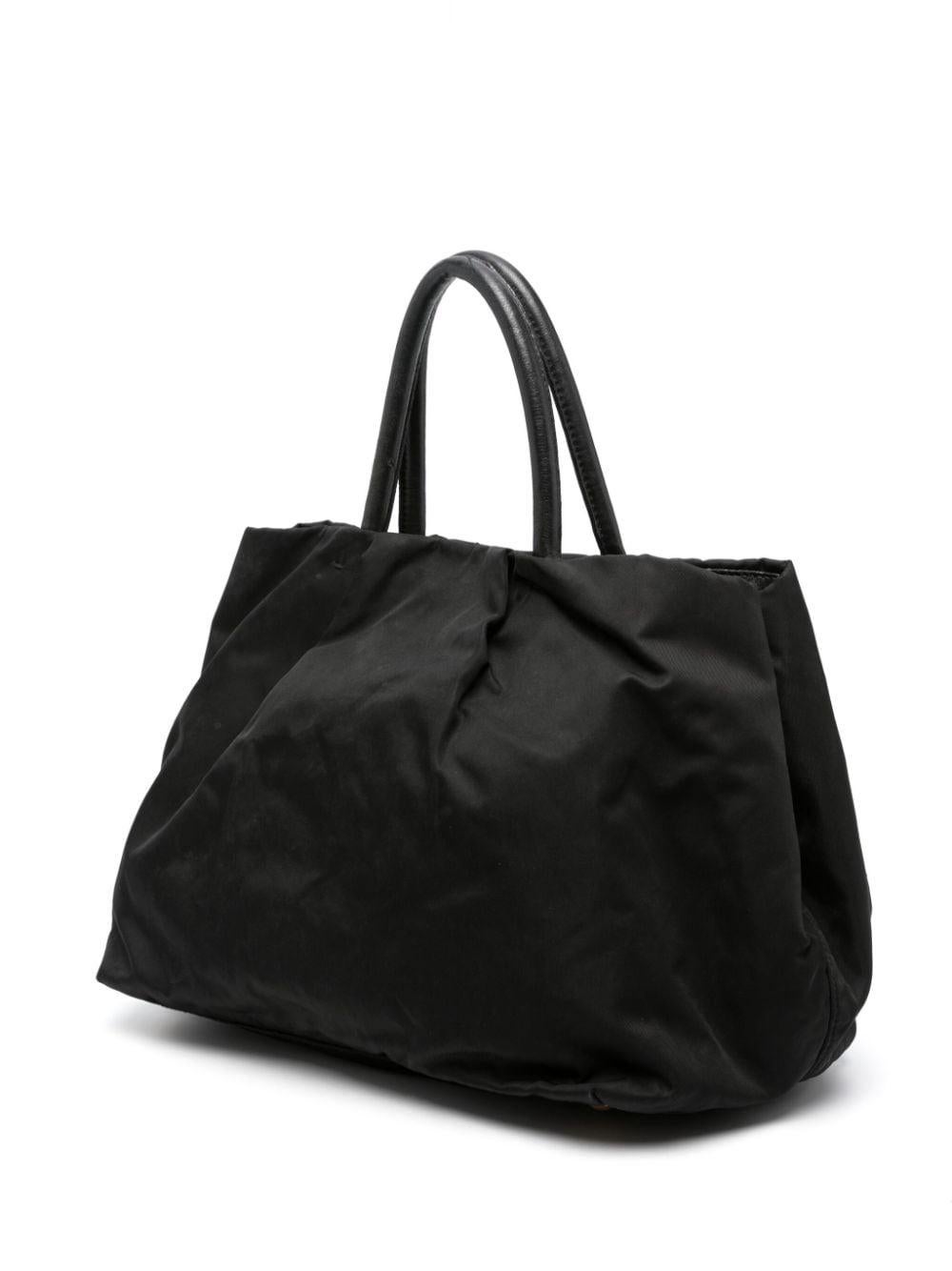 Prada Black Nylon Tote Bag In Good Condition In Paris, FR