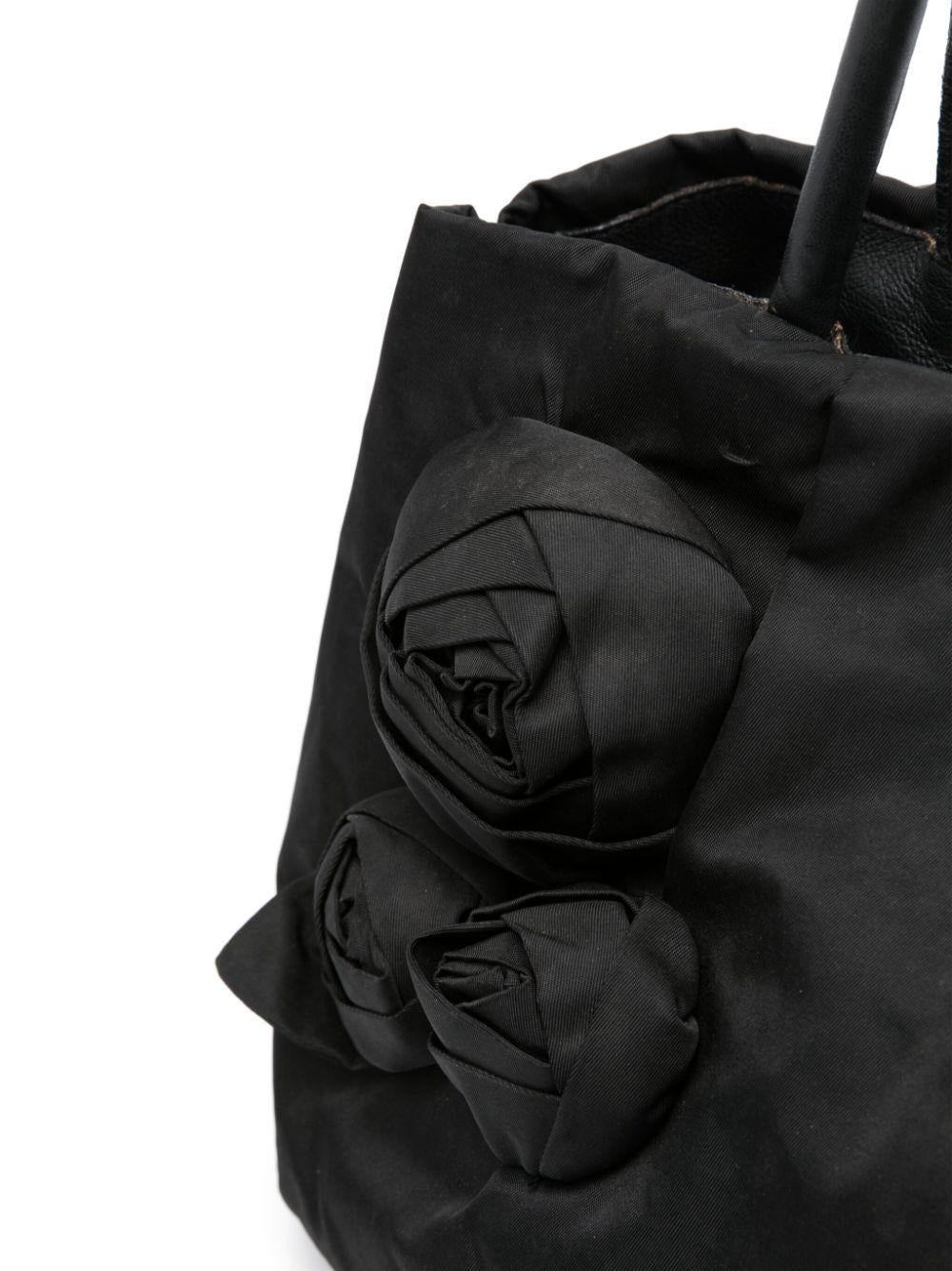 Women's Prada Black Nylon Tote Bag
