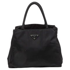 Prada Black Nylon Tote