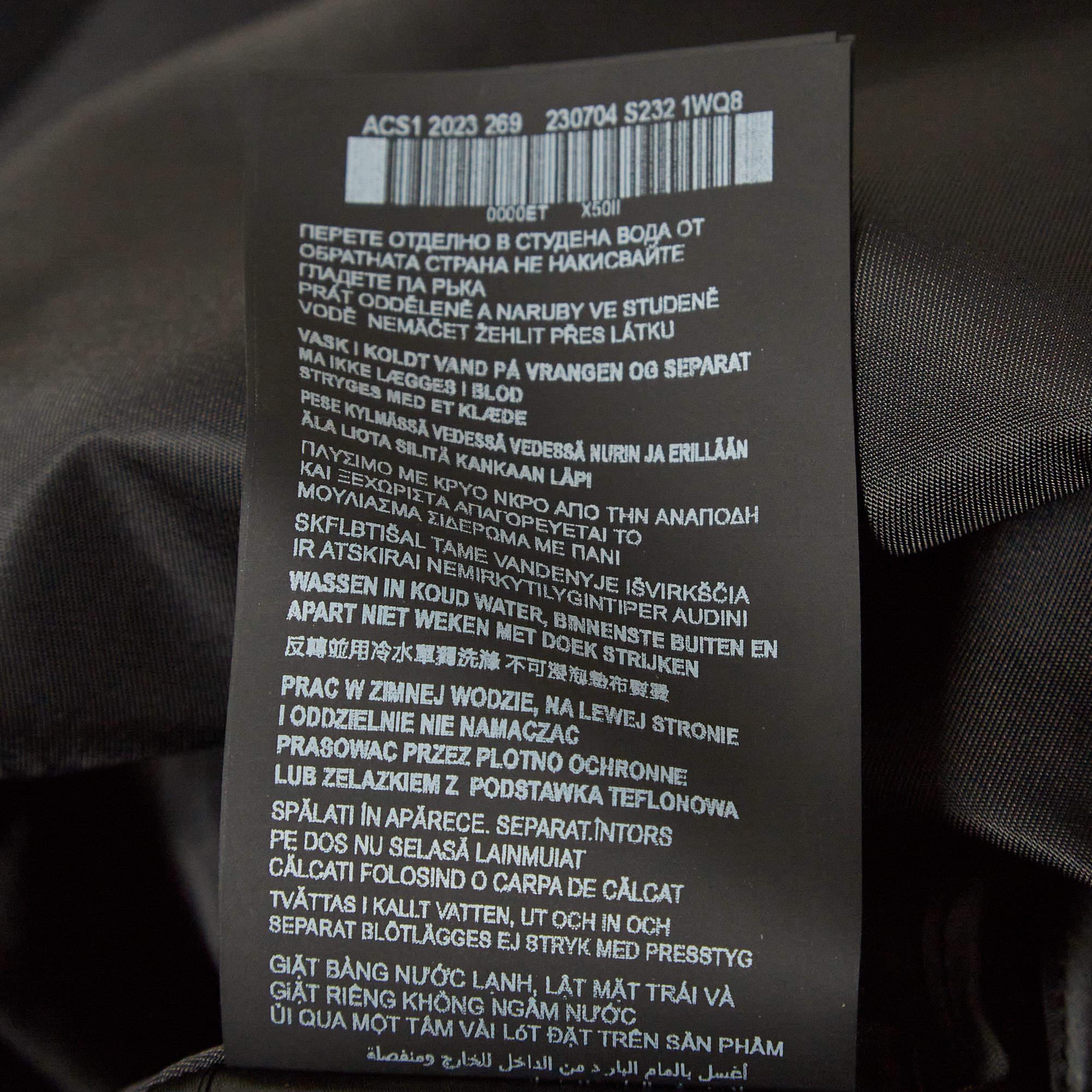 Prada Black Nylon Triangular Pouch Detail Mini Dress S 2
