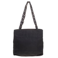 Prada Black Nylon Vintage Tote