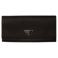 Prada Black Nylon Wallet