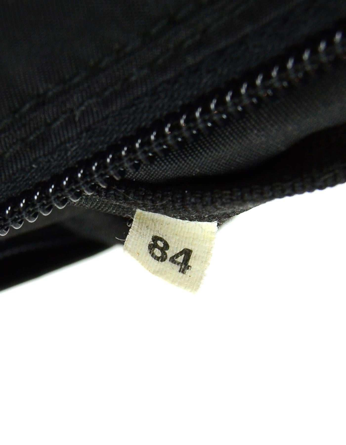 Prada Black Nylon Zip Front Waist Bag/Fanny Pack 3
