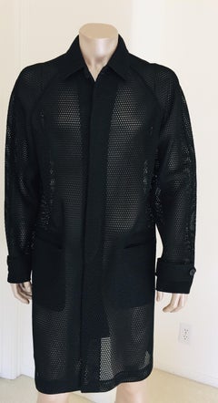 Prada Black Overcoat Made in Italy