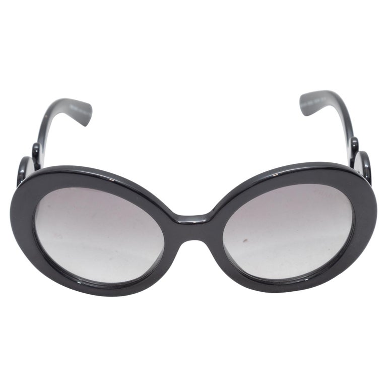 Prada Black Oversized Baroque Sunglasses For Sale at 1stDibs