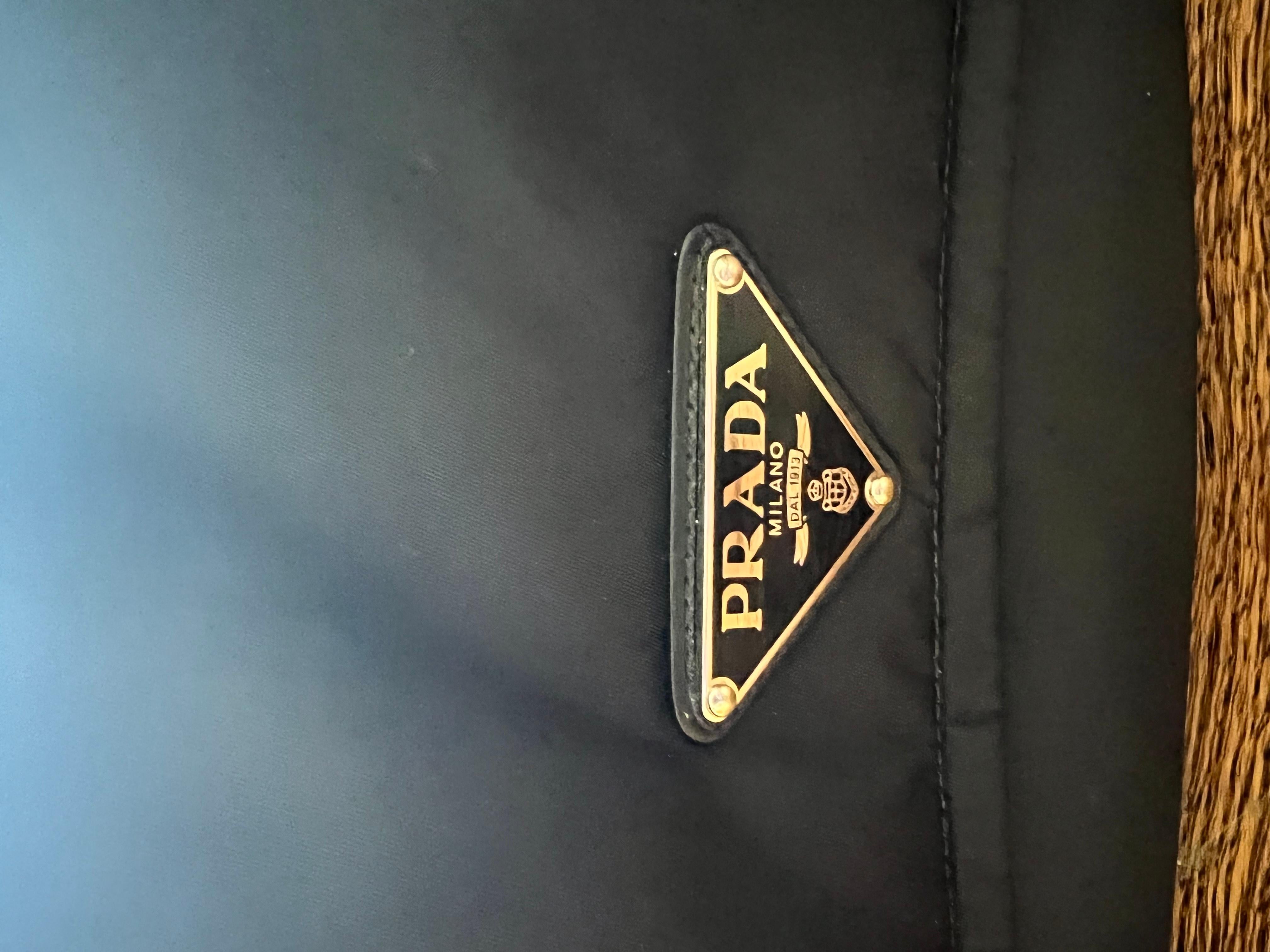 Prada Black Padded Nylon Shoulder Bag 6