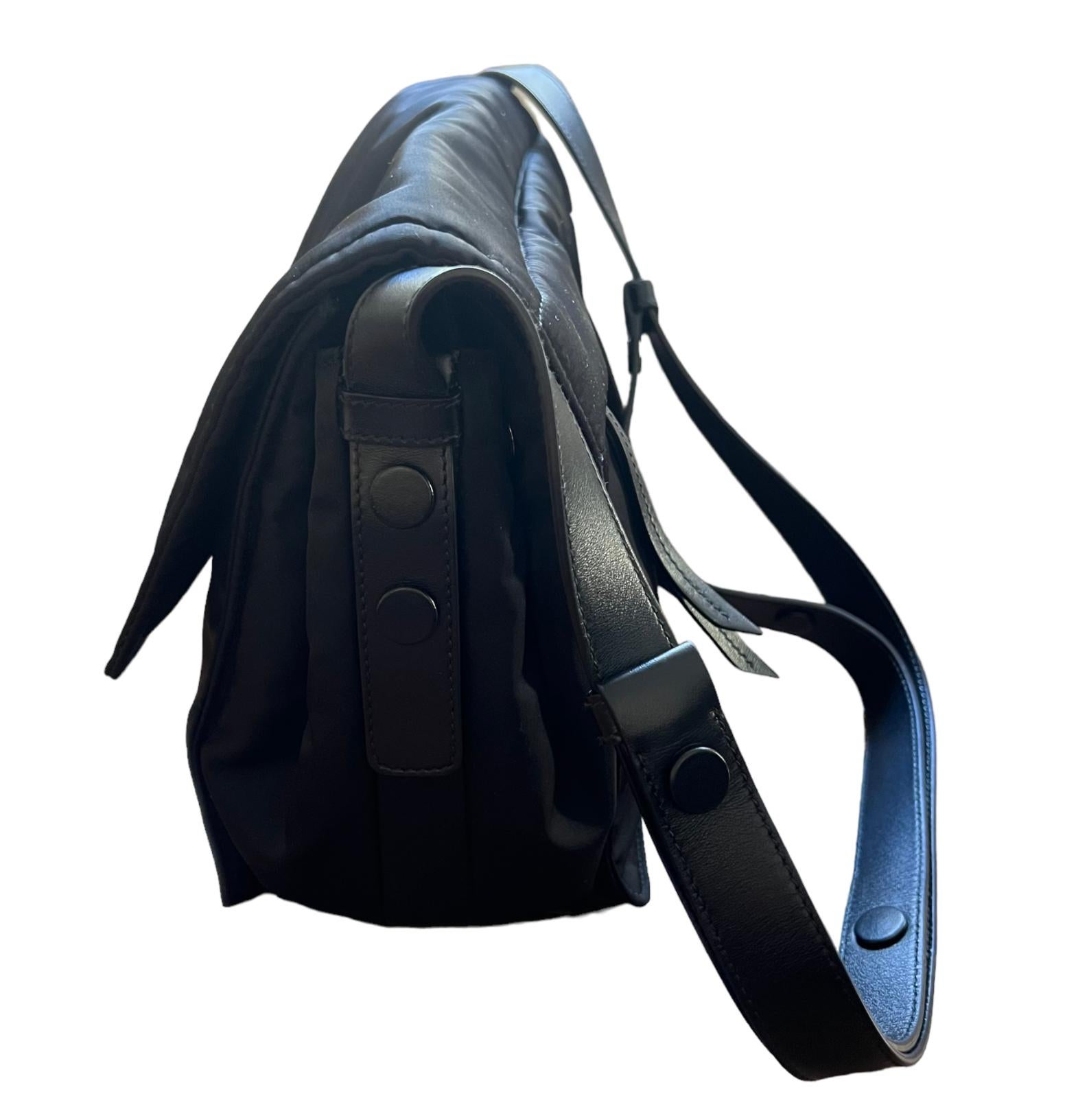Prada Black Padded Nylon Shoulder Bag 2