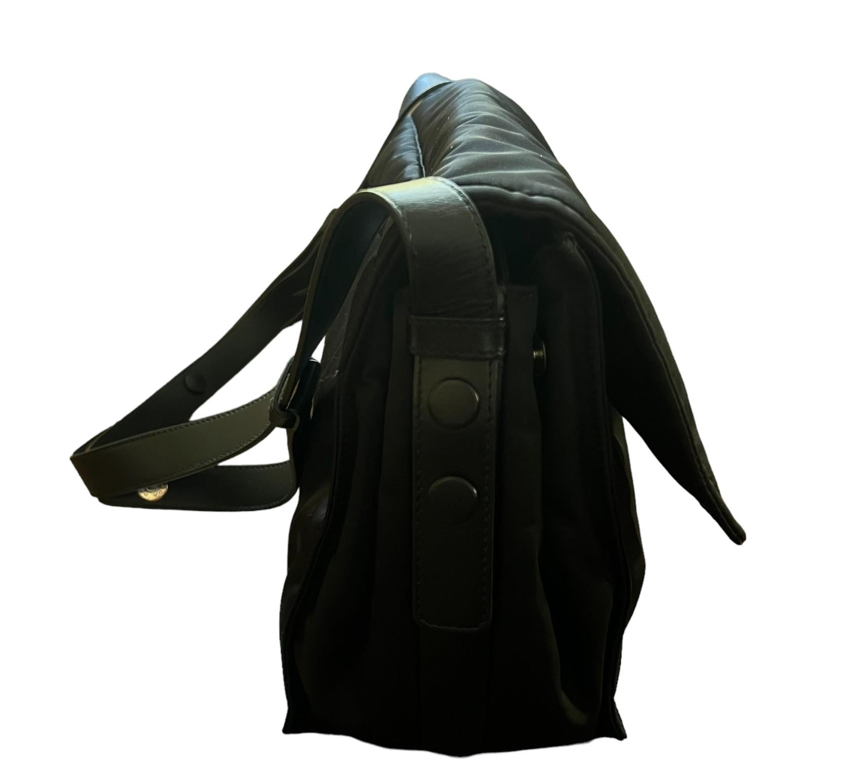 Prada Black Padded Nylon Shoulder Bag 3