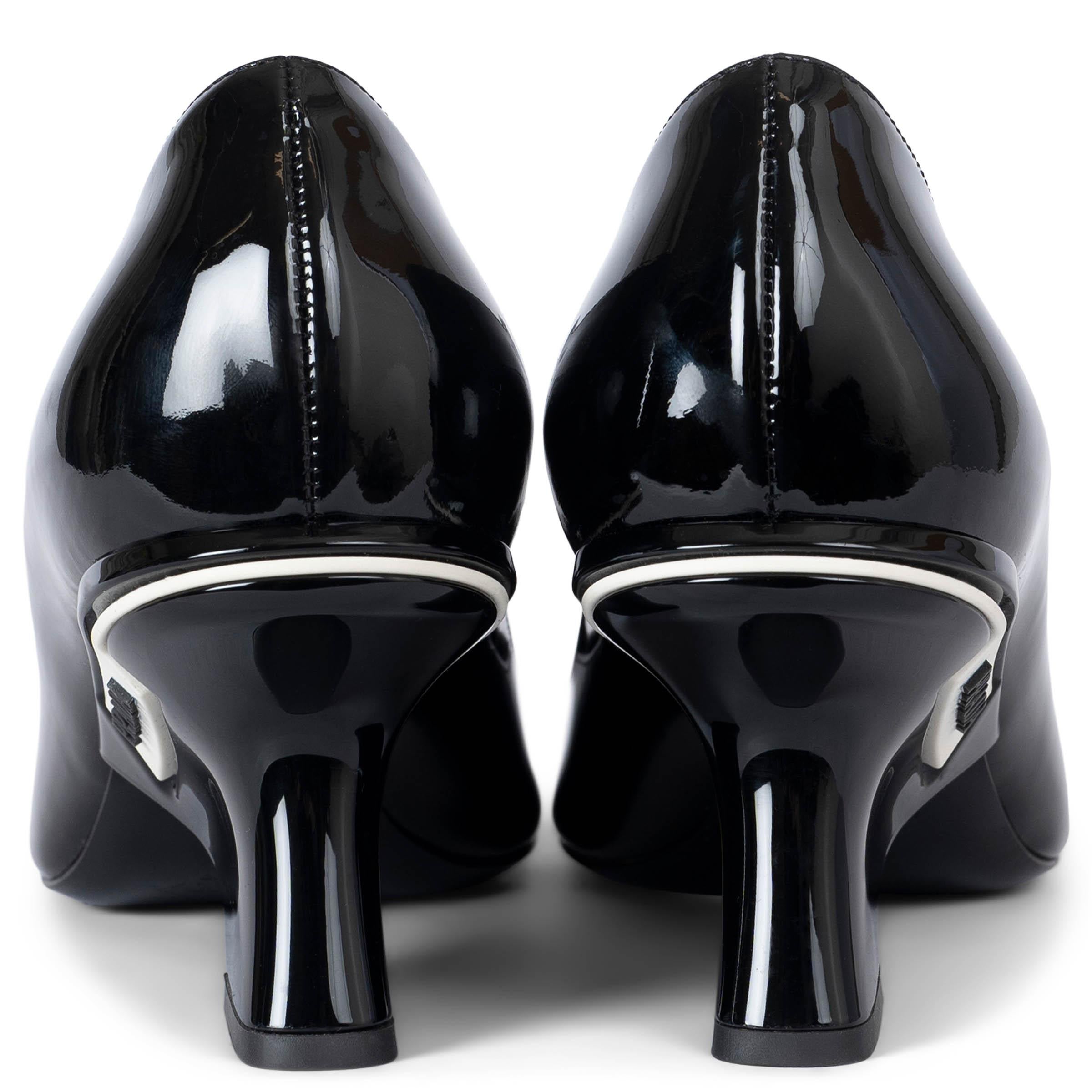 PRADA vernice nera 2018 COURT MARY JANE Pumps Scarpe 37 In condizioni ottime a Zürich, CH