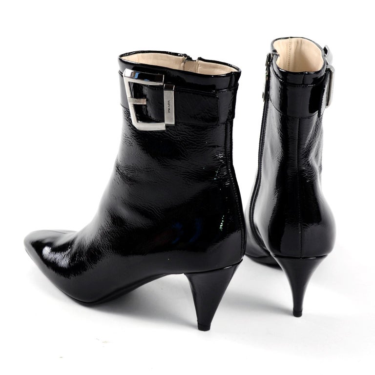 prada patent boot