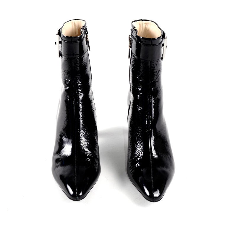 prada patent boot