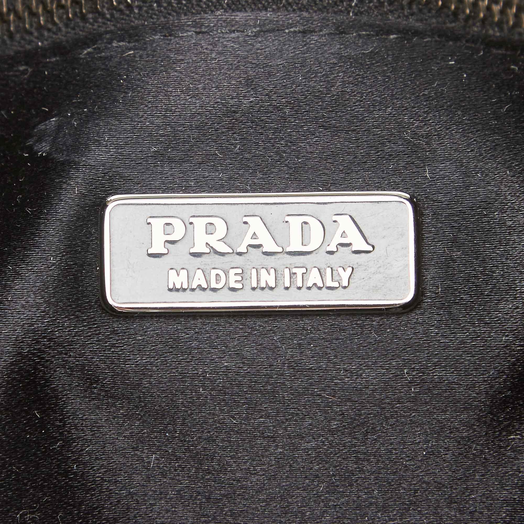 Prada Black Patent Leather Hobo Bag 1