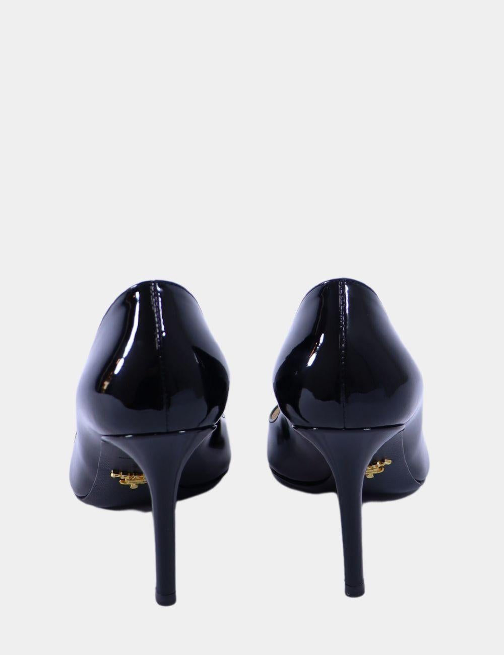 Men's Prada Black Patent Leather Pumps EU 36