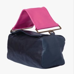 Prada Black Pink Nappa Leather Shoulder Bag -'00s