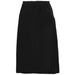 Prada Black Pleated Skirt