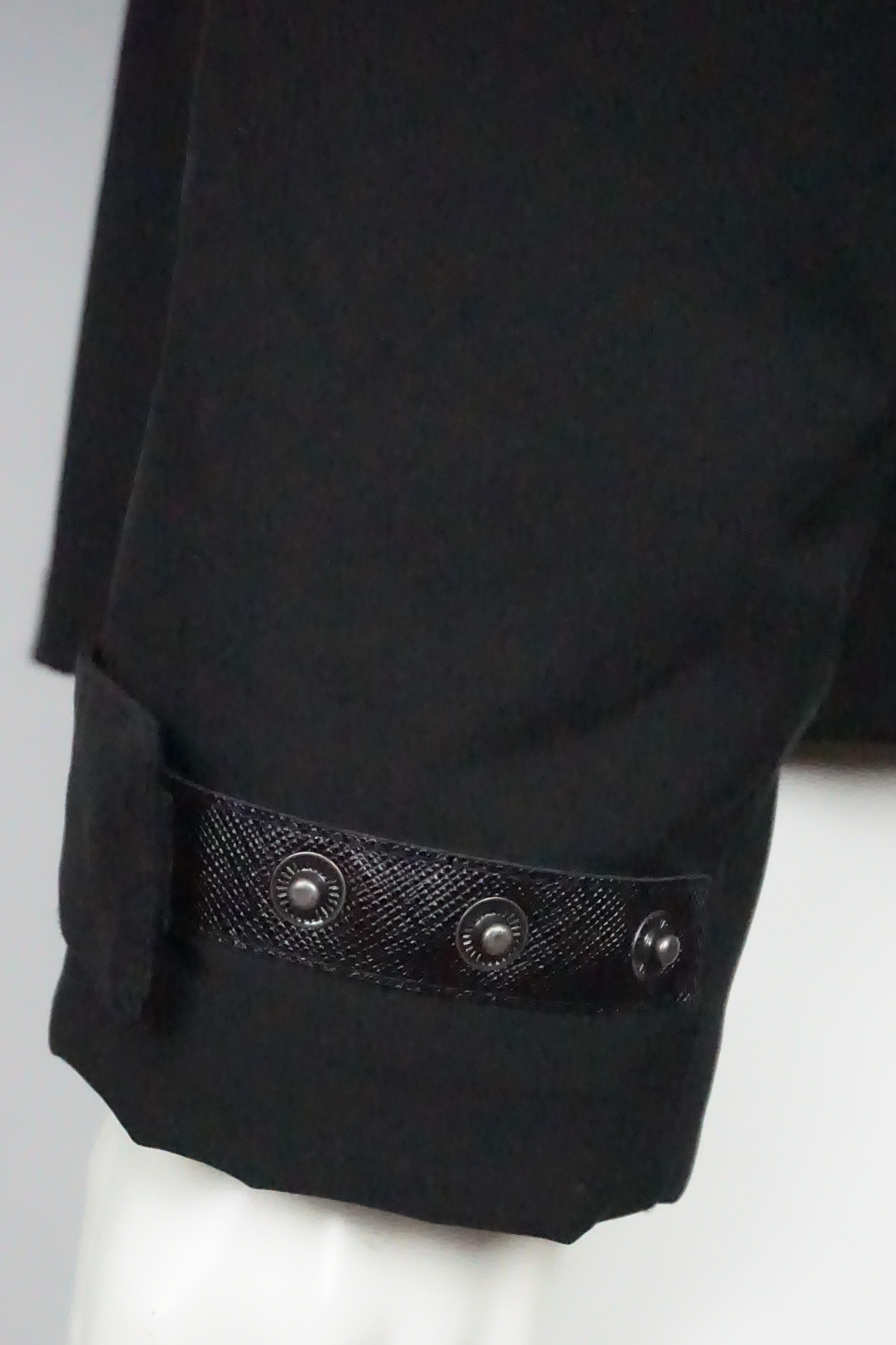 prada blazer with belt