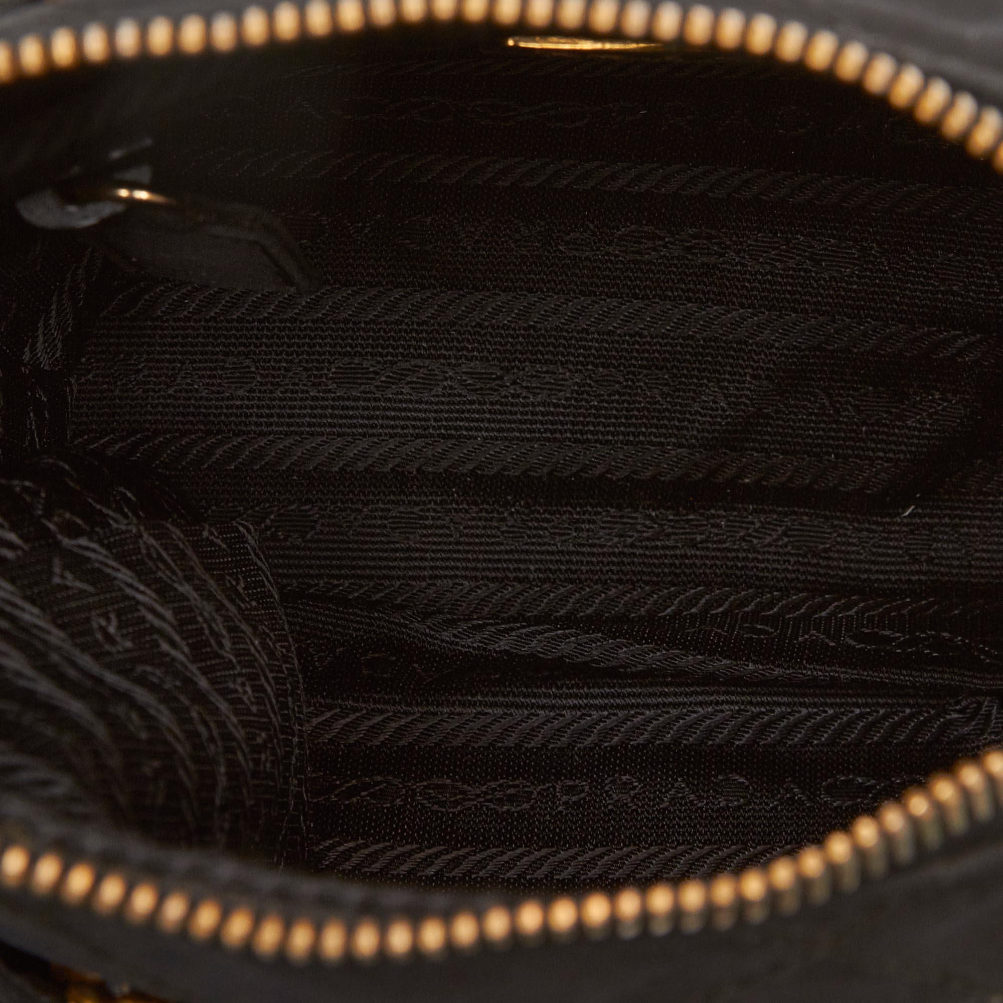 prada quilted nylon tote bag
