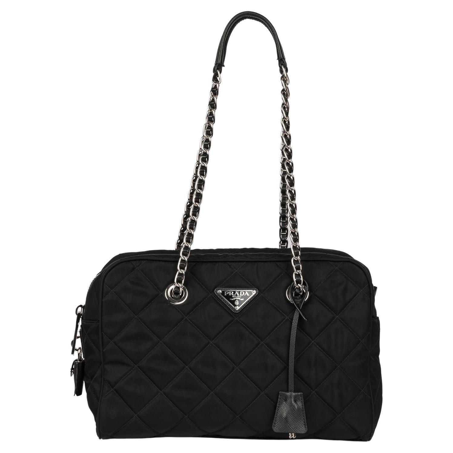 Saint Laurent Victoire Chain Clutch Quilted Leather at 1stDibs