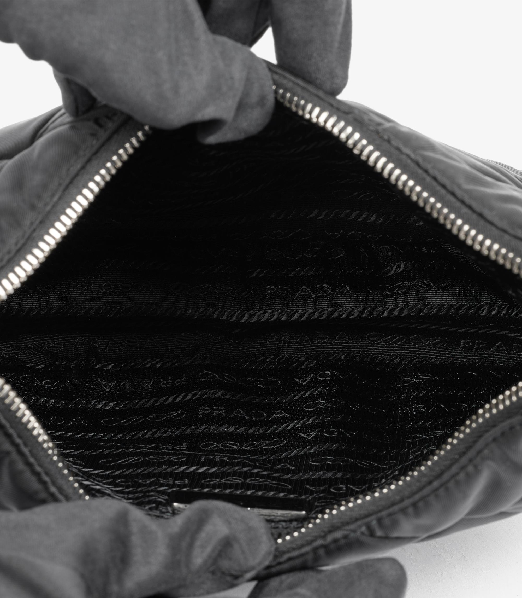 Prada Black Quilted Padded Nylon Re-Nylon Shoulder Bag 3