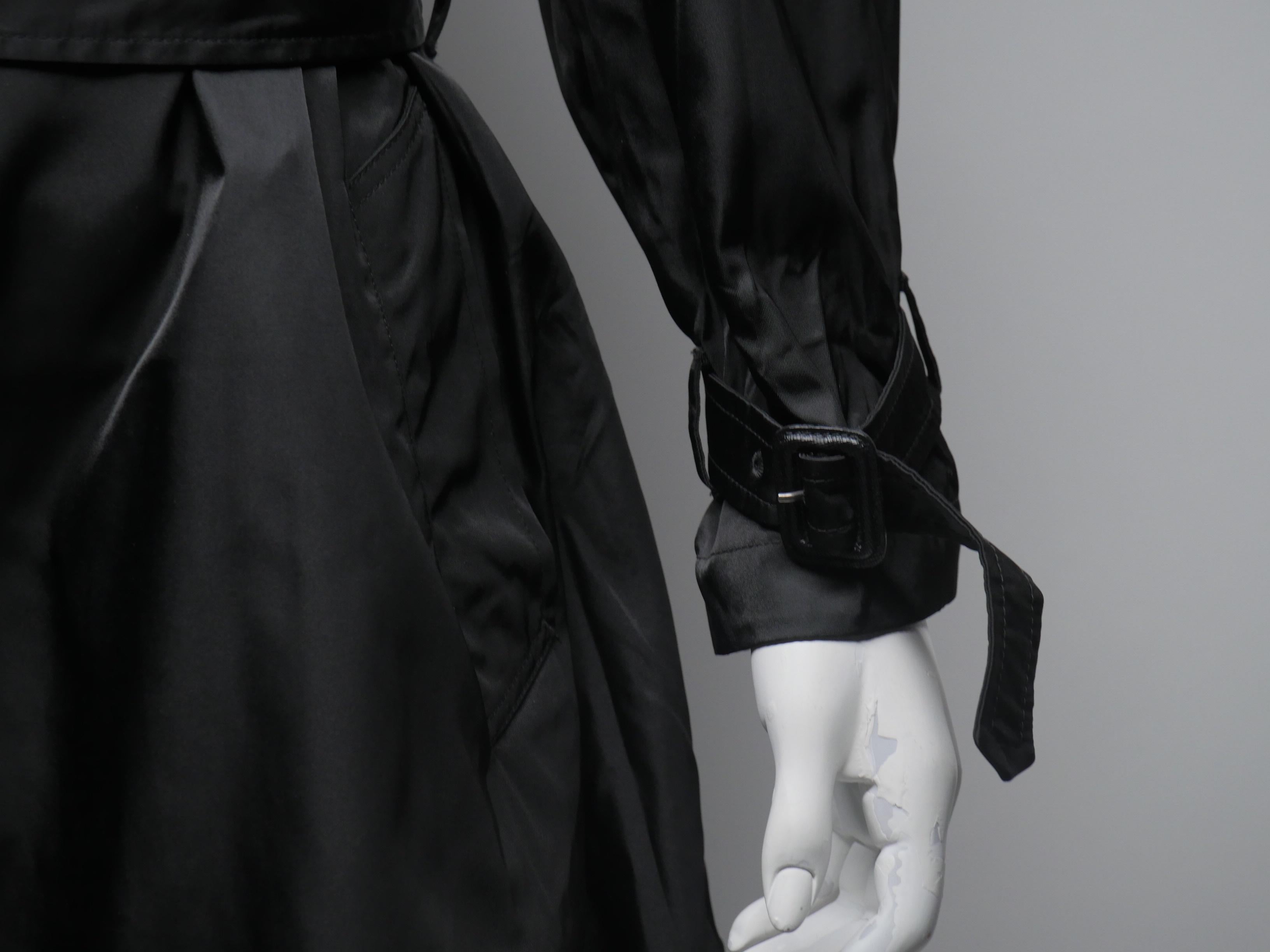 Women's or Men's Prada Black Raincoat Size 42