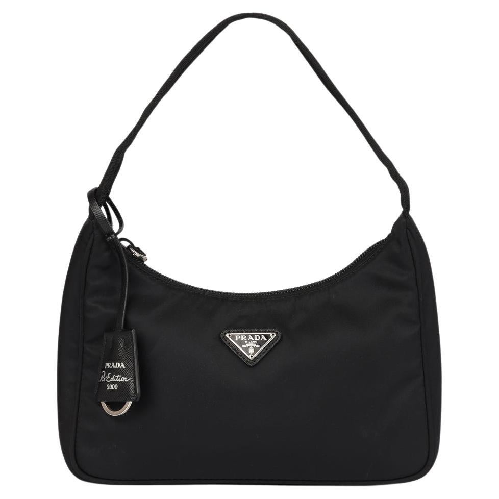 Mini borsa Prada Re-Nylon nero Re-Edition 2000