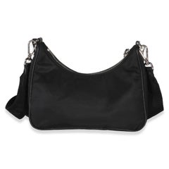 Prada Black Re-Nylon Re-Edition 2005 Bag