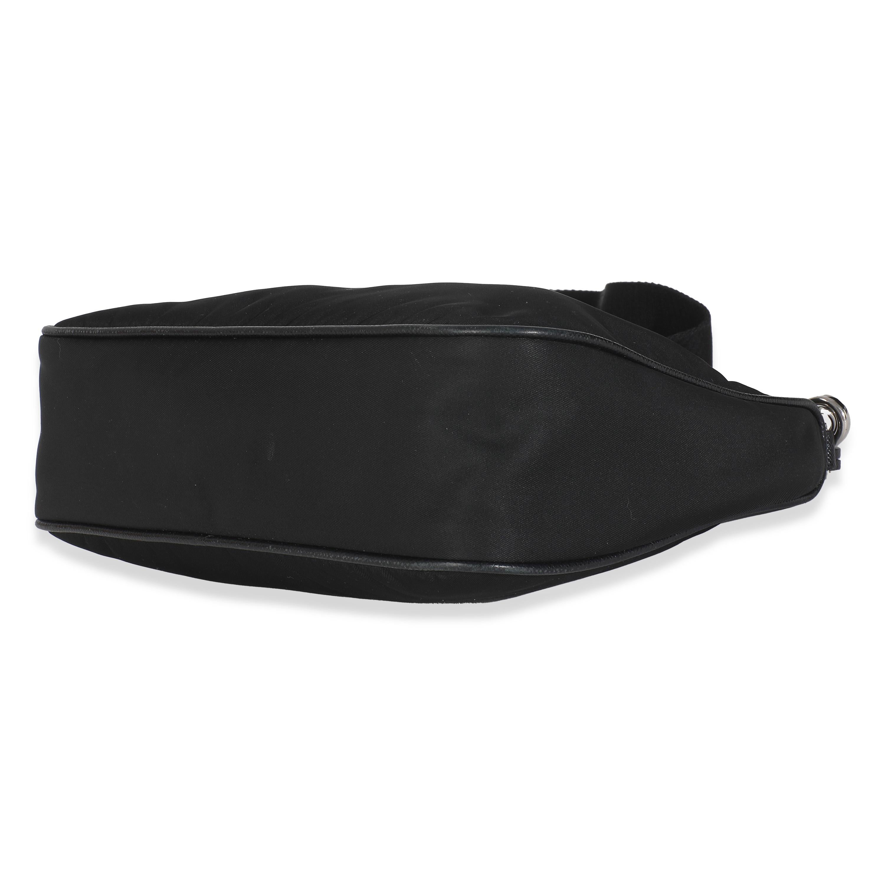 Prada Schwarz Re-Nylon Re-Edition 2005 Tasche im Angebot 1