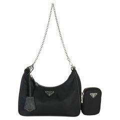 Prada Black Re-Nylon Re-Edition 2005 Bag