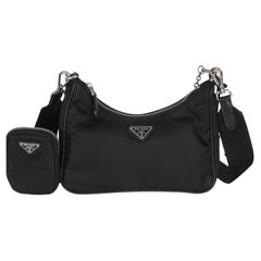 Prada Black Re-Nylon Re-Edition 2005 Bag