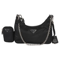 Prada Black Re-Nylon Re-Edition 2005 Bag