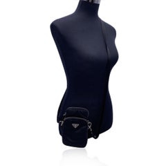 Prada Black Re-Nylon Small Crossbody Smartphone Bag